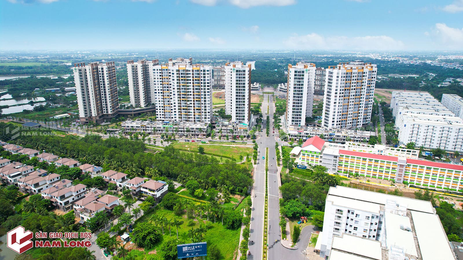 Hình ảnh thực tế tòa căn hộ MP1 MP2 thuộc khu đô thị Mizuki Park. Hình ảnh thực tế tòa căn hộ MP1 MP2 thuộc khu đô thị Mizuki Park.